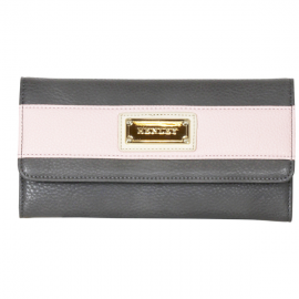 Henley Ladies Mara Purse - Grey/Pink Cream